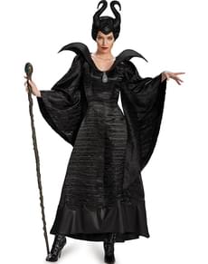 Maleficent Deluxe Voksenkostyme