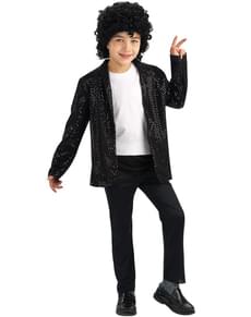 Michael Jackson Jackett für Kinder mit Glimmerblättchen Billie Jean