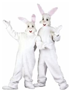 Kaninkostume med ører til voksne