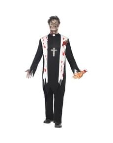 Disfraz de cura zombie