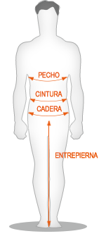 Guia de tallas Funidelia: Hombre