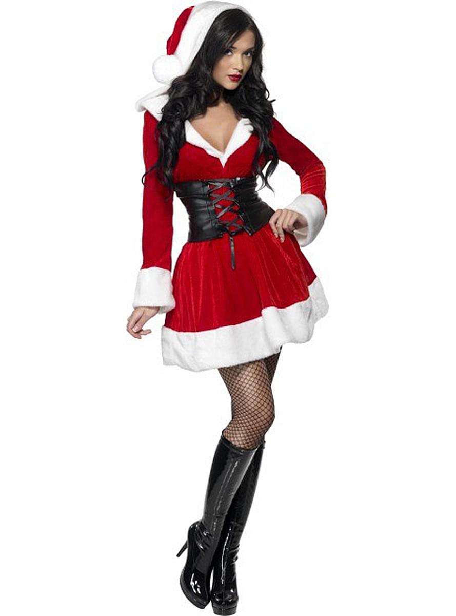 Sexy Mrs Claus Adult Costume With Hood Buy Online At Funidelia 8853