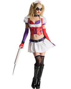 Costume Harley Quinn Arkham City Asylum da donna