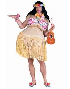 Rintava Hawaijilaistytön asu miehelle