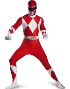 Mighty Morphin Kostüm rot Power Rangers
