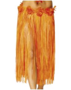 Jupe hawaïenne orange