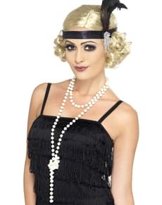 Collana lunga di perle