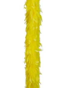 Boa à plumes jaunes