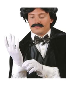 Weiße Zauberer Handschuhe