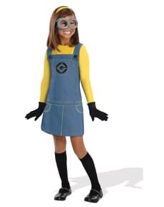 Minion Dave Despicable Me costume for a girl