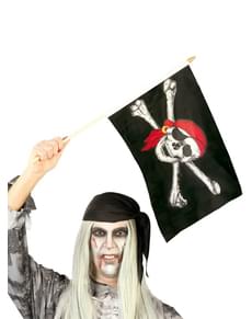 Piratenfahne schwarz