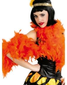 Orange Feather Boa