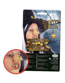 Denti finti da strega