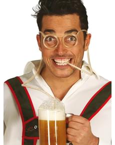Strohhalm Brille zum Trinken