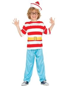 Déguisement randonneur blanc et rouge enfant