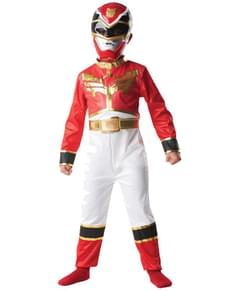 Power Ranger Megaforce kostyme rød for gutt