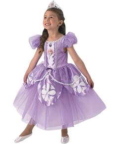 Princess Sofia premium costume for a girl