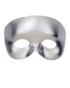 Masque argenté lisse