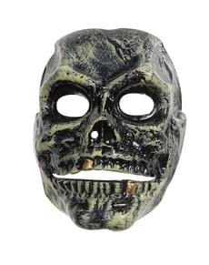 Totenkopf Maske mit beweglichem Mund
