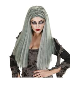 Parrucca lunga bianca da da donna