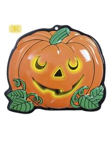 Kürbis Dekoration 3D fluoreszierend