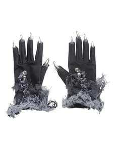 Gloves with Silver Nails and Bells