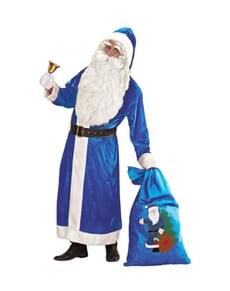 Julenisse fra Nordpolen Blått Kostyme