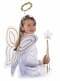 Angel kit with wings halo and wand for a child