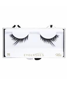 Ciglia nere lunghe con strass