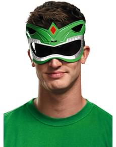 Migthy Morphin Power Rangers maske grøn til voksne