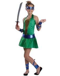 Girls Leonardo Teenage Mutant Ninja Turtles costume