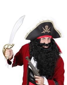 Maxi black beard for a man