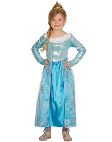 Costume da principessa del ghiaccio da bambina