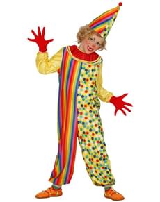Boys Multicoloured Little Clown Costume