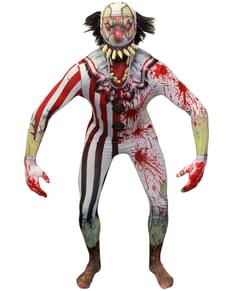 Clown Zombie Kostüm Morphsuit
