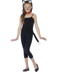 Kitten costume kit for a girl