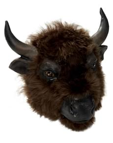 Büffel Latex-Maske