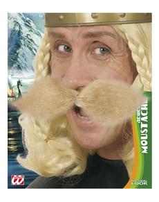 Moustache de Gaulois blond