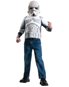 Kit Costume Stormtrooper Star Wars musclé enfant