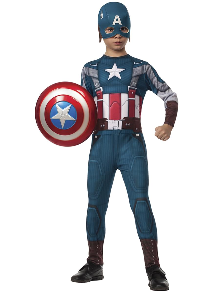 captain costume america disney Disfraz con retro Capitán Invierno América de de Soldado