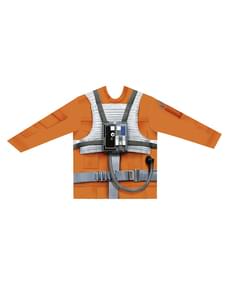 Camiseta de Luke Skywalker hiperrealista para niño