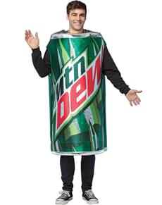Men's Mountain Dew Can Costume