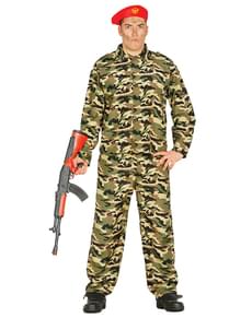 Men's Brave Military Man Costume