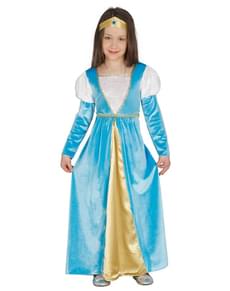 Middelaldersk prinsessekostume til piger