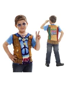 Hippie Flower Power T-Shirt für Jungen