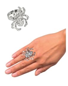 Women's Sparkling Spider Ring