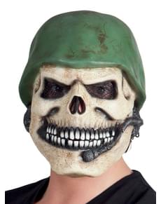 Maschera da soldato teschio per adulto