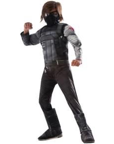 Boy's Deluxe Winter Soldier Captain America Civil War Costume