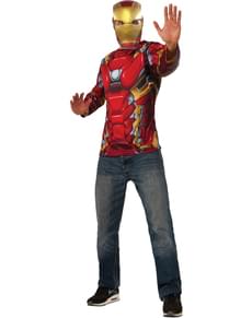 Kit disfraz de Iron Man Capitán América Civil War para hombre