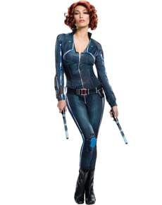 Sexy Black Widow Kostüm für Damen in großer Größe